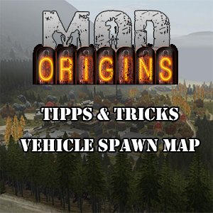 DayZ Origins Vehicle Spawn Map