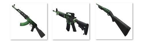 H1Z1 Green Dawn Waffenskins
