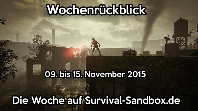 Wochenrückblick – 09. bis 15. November 2015