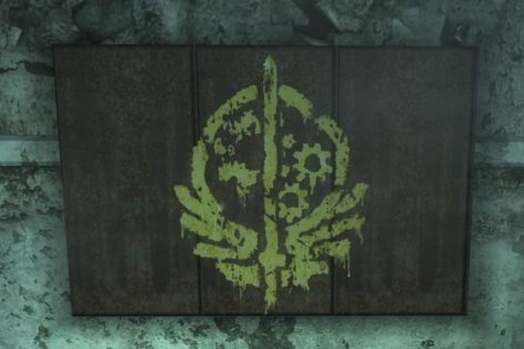 Flagge der Bruderschaft Zitadelle Fallout 3