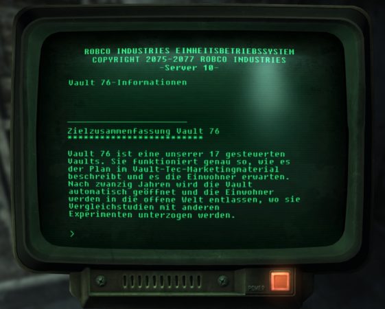 Fallout 3 Vaults