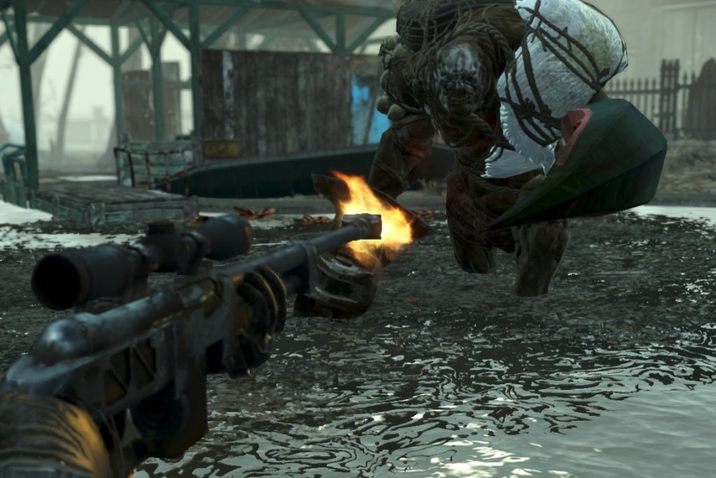 Fallout 4 - Boston Common - Swanns Teich - Swann