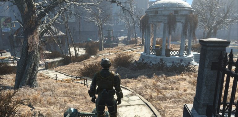 Fallout 4 - Boston Common - Swanns Teich