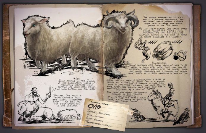 ARK Survival Evolved - Ovis Aries Dossier