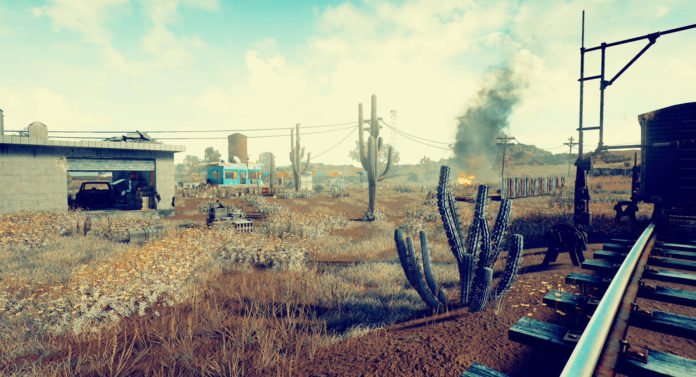 PlayerUnknowns Battlegrounds Wüstenkarte Screenshot