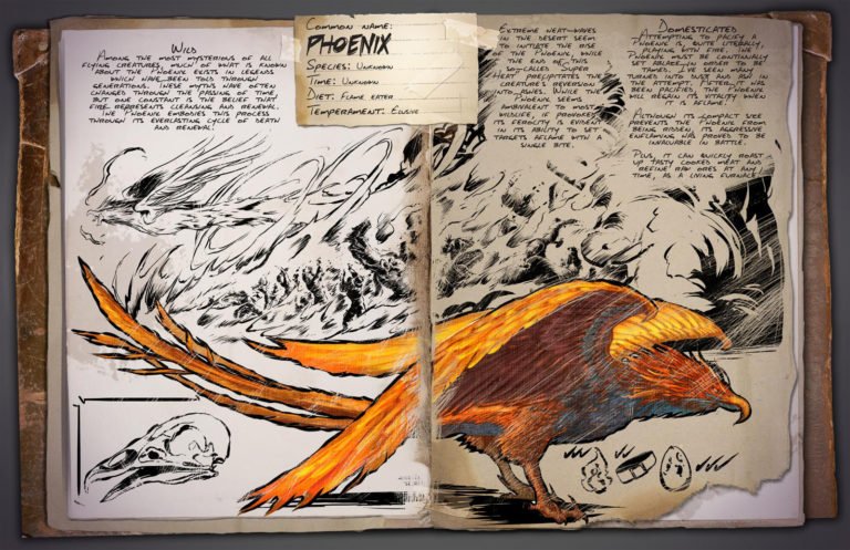 ARK Survival Evolved Phoenix Dossier und Digest 48