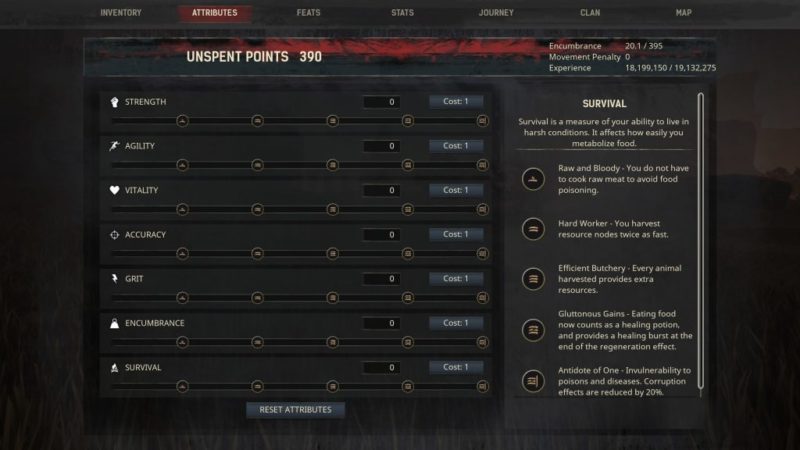 Conan Exiles Perks