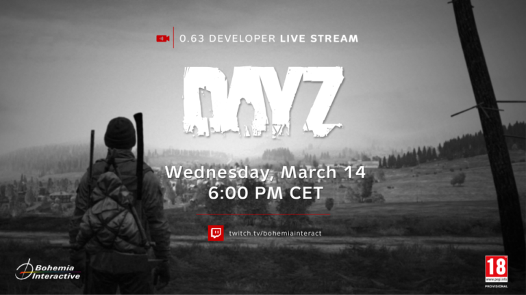 DayZ – 0.63 Entwickler-Livestream am Mittwochabend
