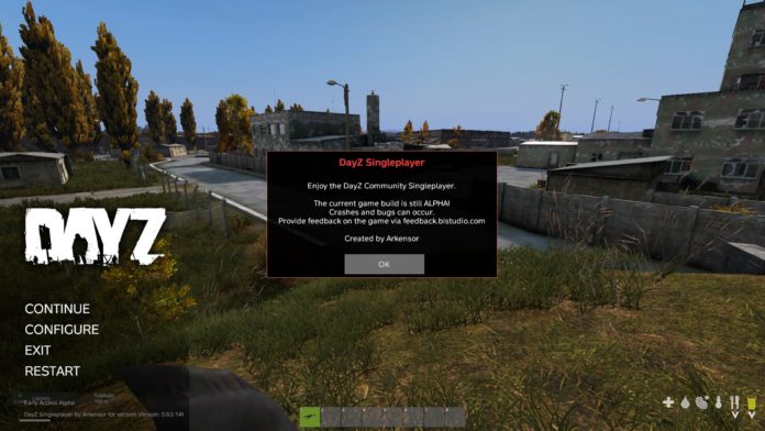 DayZ 0.63 Stresstest Singleplayer Guide