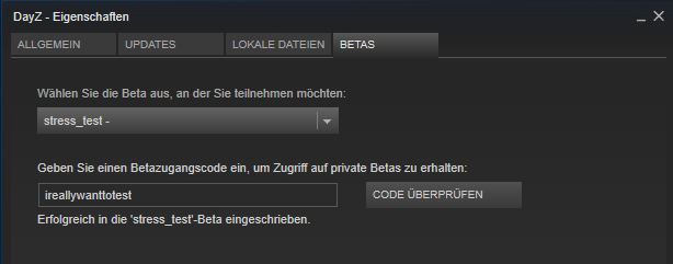 DayZ 0.63 Stresstest