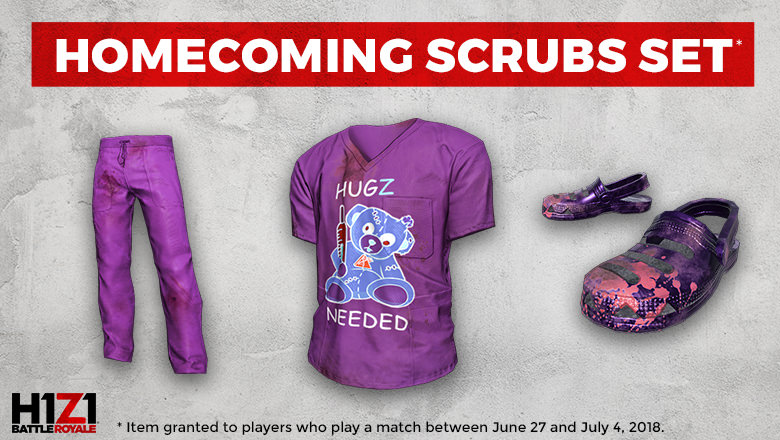 H1Z1 Outbreak-Update Skins