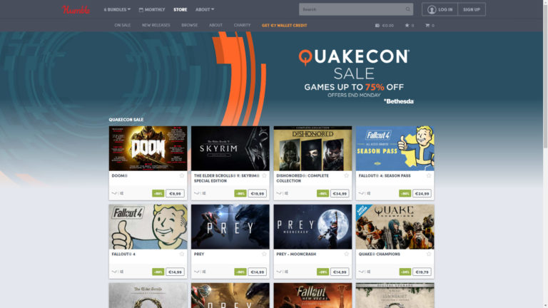 Humble Store startet QuakeCon-Sale