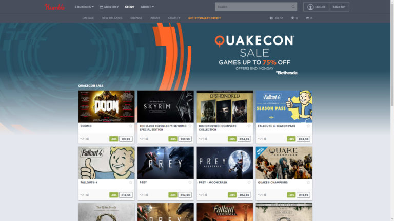 Humble QuakeCon Sale