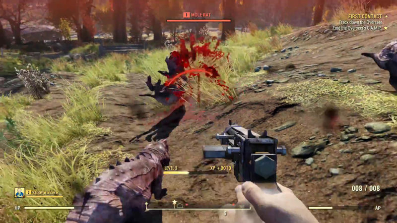 Fallout 76 Maulwurfsratten