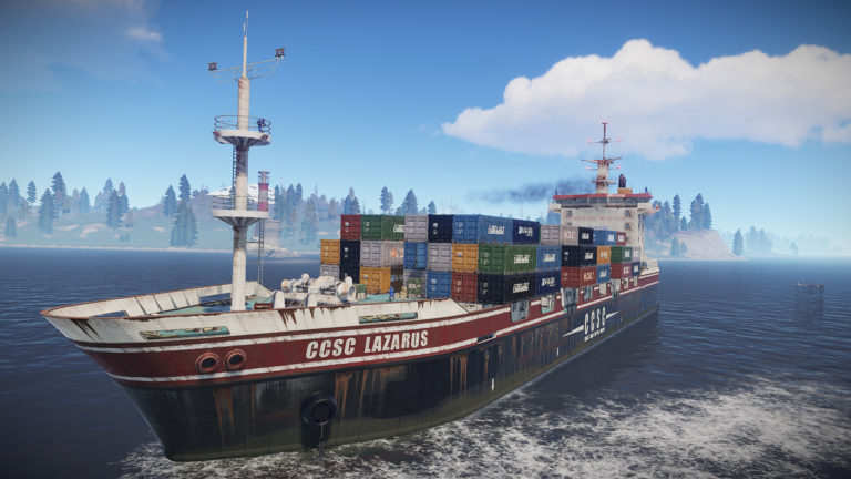 Rust – Cargo Ship Update bringt riesiges Loot-Frachtschiff und Militär-Scharfschützengewehr