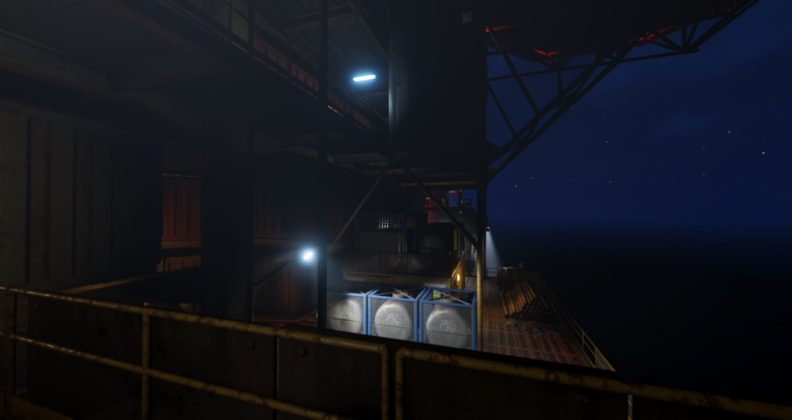 Rust - Oilrig Monument Screenshot