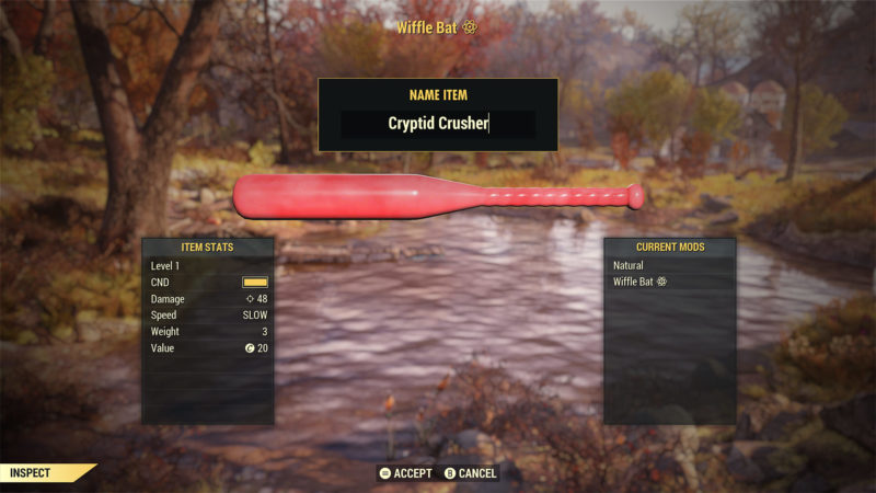 Fallout 76 Patch 8 Sheepsquatch