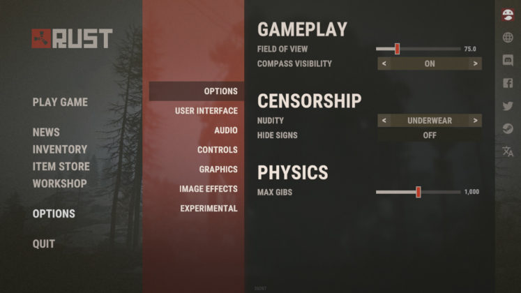 Rust Giddy Up Juni Update UI
