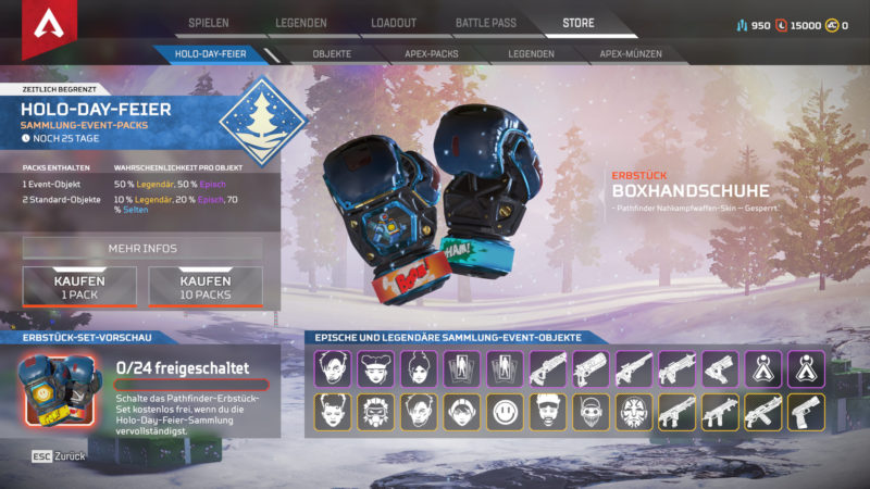 Apex Legends Mirage Holo-Day Bash Event