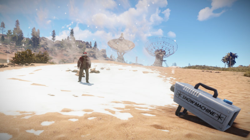 Rust Season's Beatings Weihnachts-Event Schneekanone