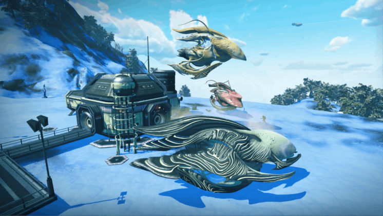 No Man's Sky Living Ship Update Schiffe