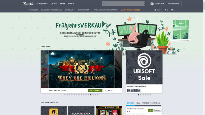 Humble Spring Sale 2020 Humble Spring Sale 2020