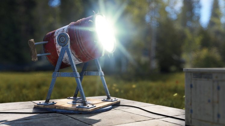 Rust Boat Vendor Update - Suchscheinwerfer