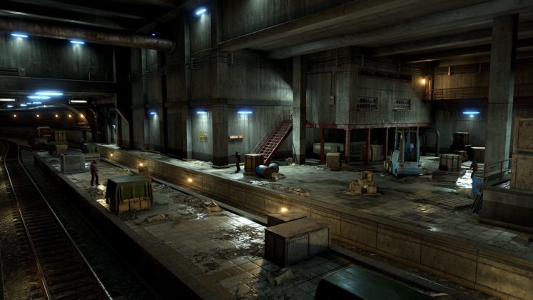 Rust - Freight Transit Line-Update - Tunnel-Haltestelle