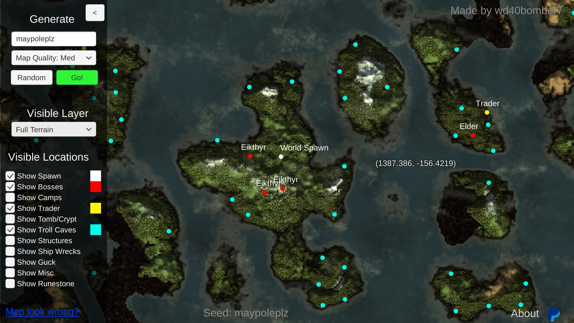 Valheim Map Viewer Seed Map ZMBJK