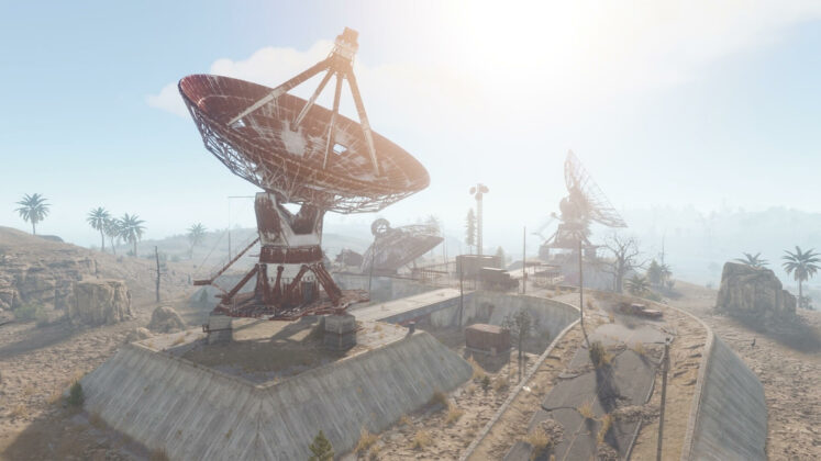 Rust - Welt-Überarbeitung - Satellitenschüssel
