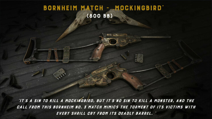 Hunt Showdown - Update 1.7.2 - Mockingbird Skin