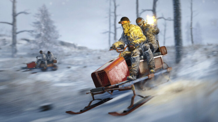 Rust - Arctic Update - Schneemobil im Kampf