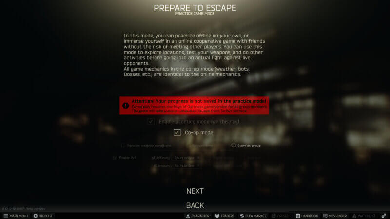 Escape from Tarkov - Offline Coop-Modus