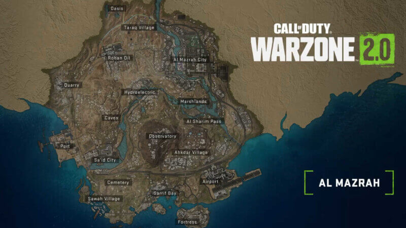 Call of Duty: Warzone 2.0 - Map Al Mazrah