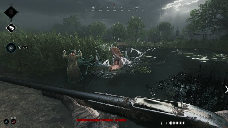 Hunt: Showdown - Rottmaul Rotjaw Angriff