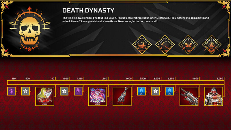 Apex Legends - Todesdynastie Belohnungs-Tracker - Saison Auferstehung