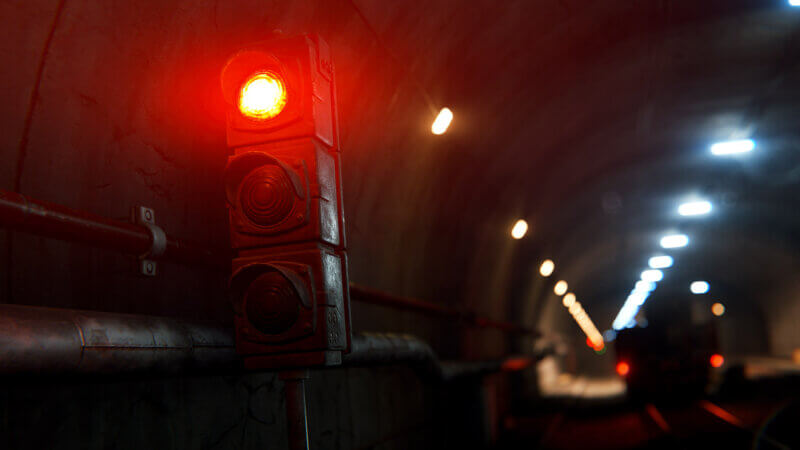 Rust - Zugstrecken-Signal
