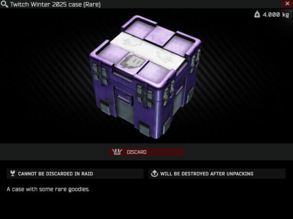 Escape from Tarkov - Twitch Drops Winter 2024