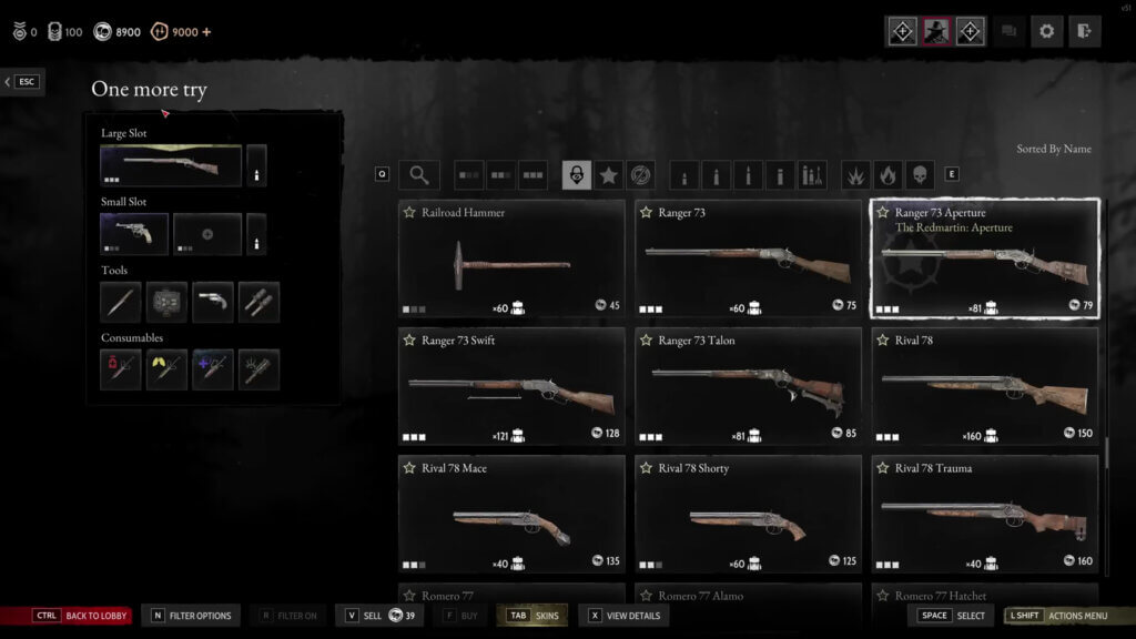 Hunt: Showdown 1896 - Neuer Kauf-Screen