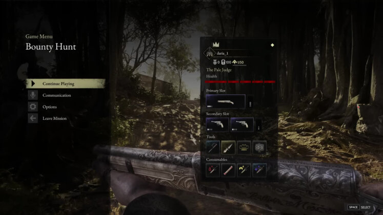 Hunt: Showdown 1896 - Neues Pause-Menü